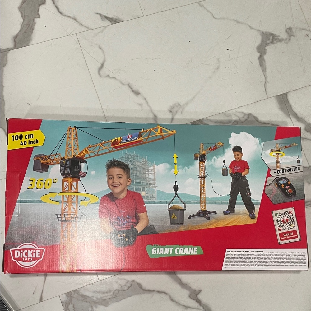 Dickies Giant Crane Set - Red and Yellow